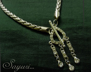 Crystal tassel necklace