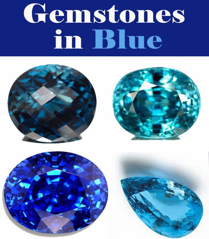 Gemstones in Blue colour - Sayuri