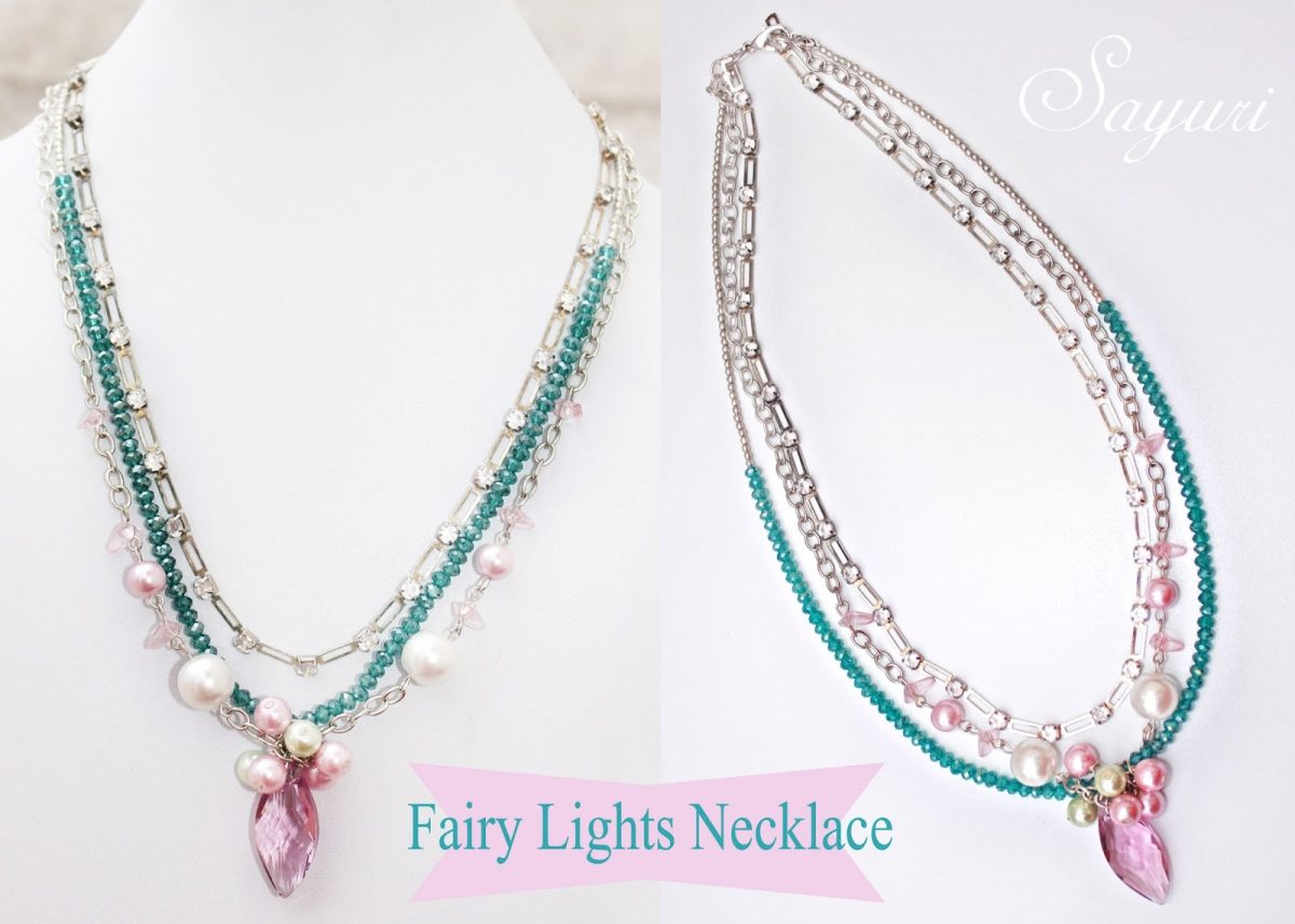Fairy lights necklace