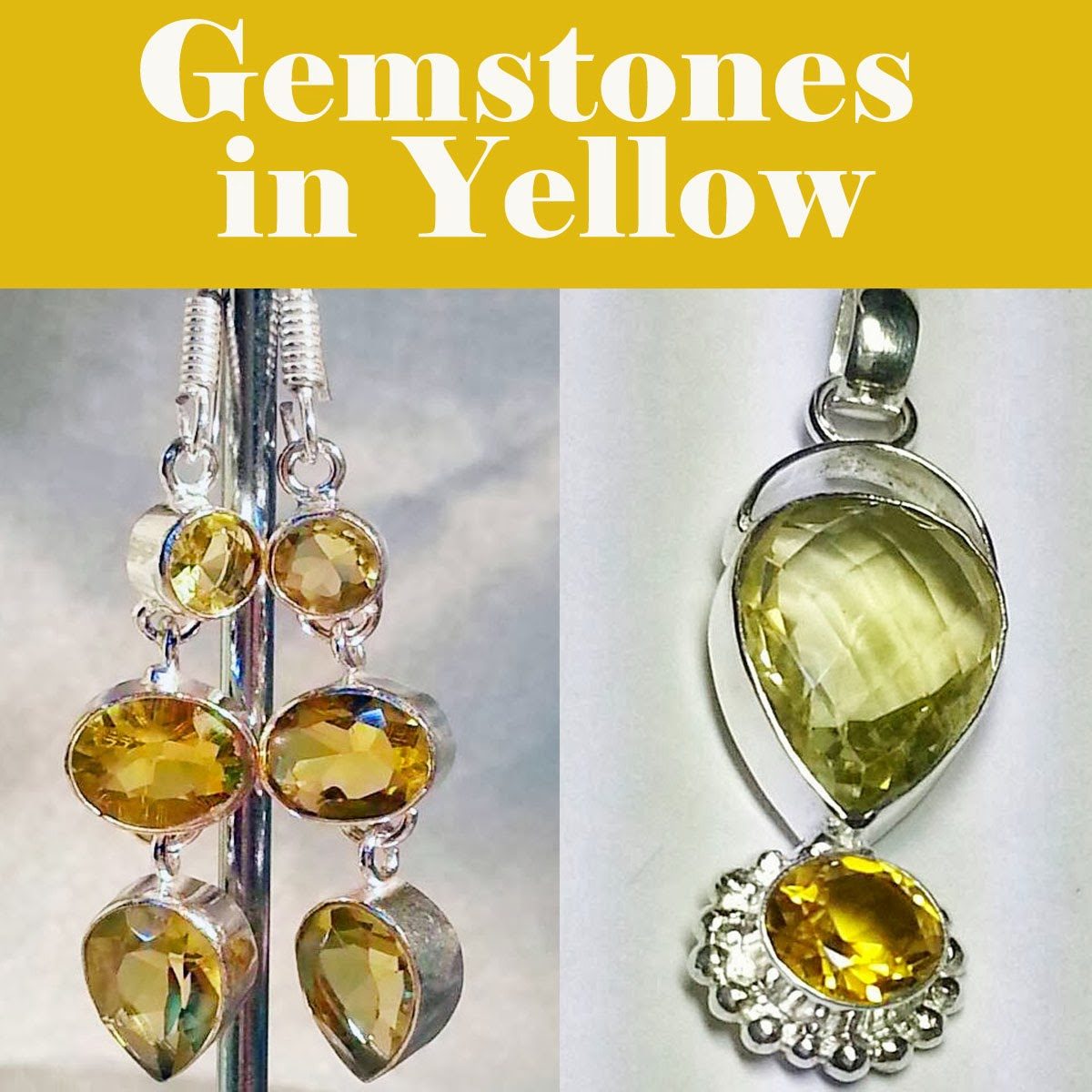Gemstones in Yellow color