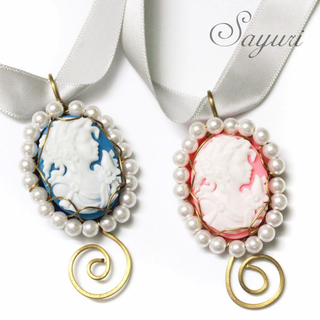 wire wrapped cameo pendant tutorial