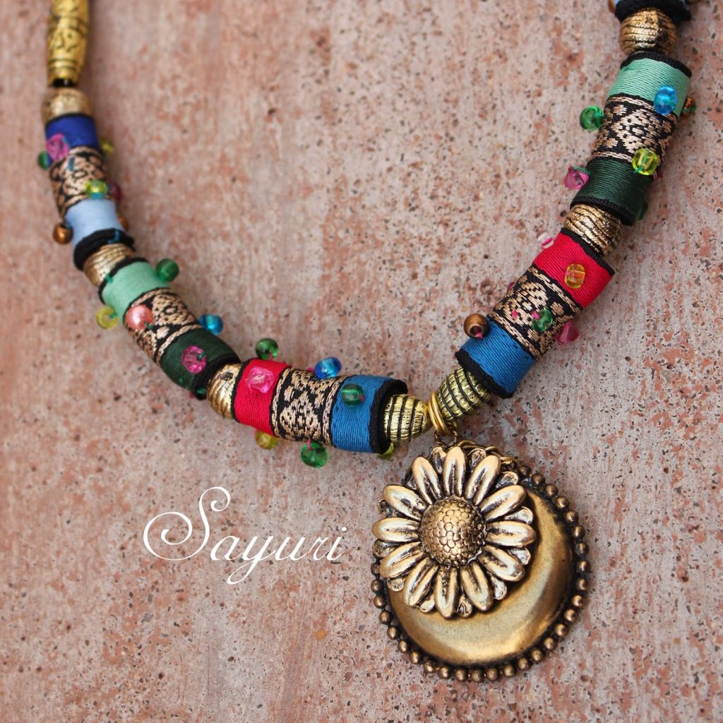  Sari Ribbon necklace
