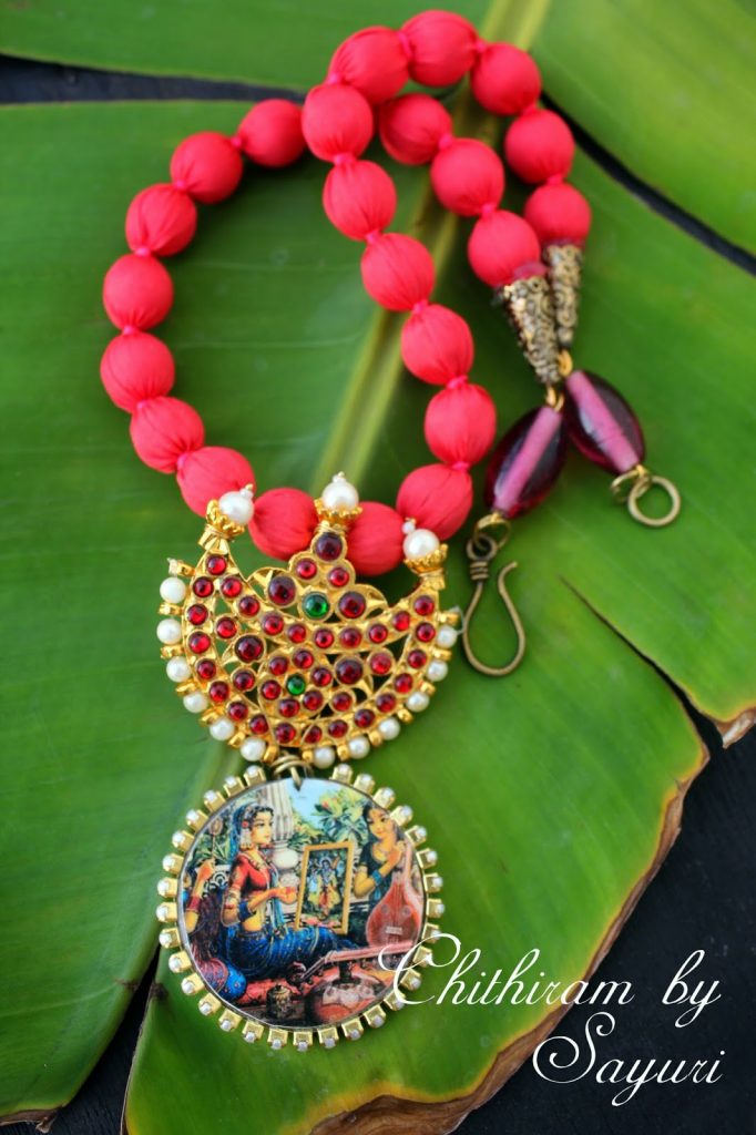 kemp necklace with radha krishna