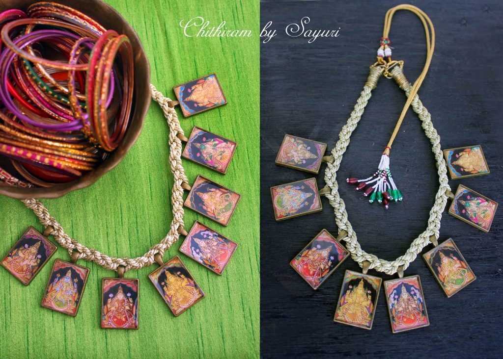 Asthalakshmi necklace for Navaratri