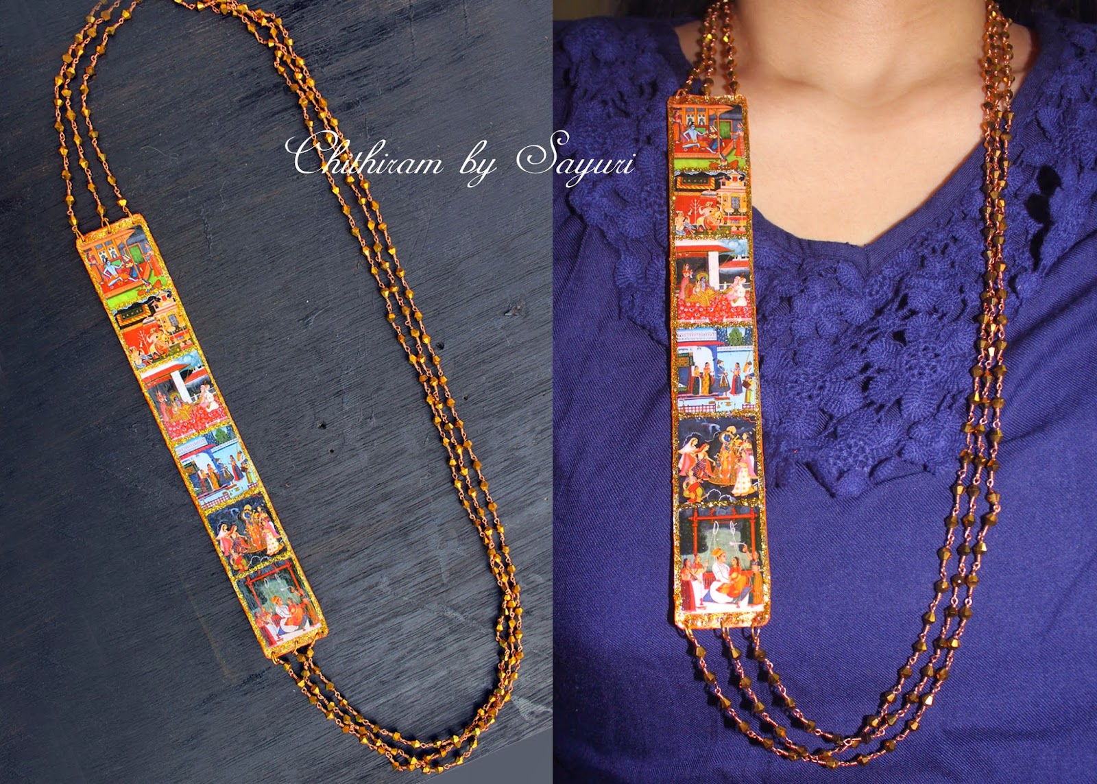 Ragamala Necklace - Featuring all the six Parent Ragas