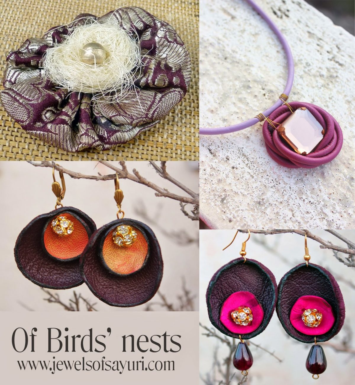 Birds nests jewelry and Mothers Day