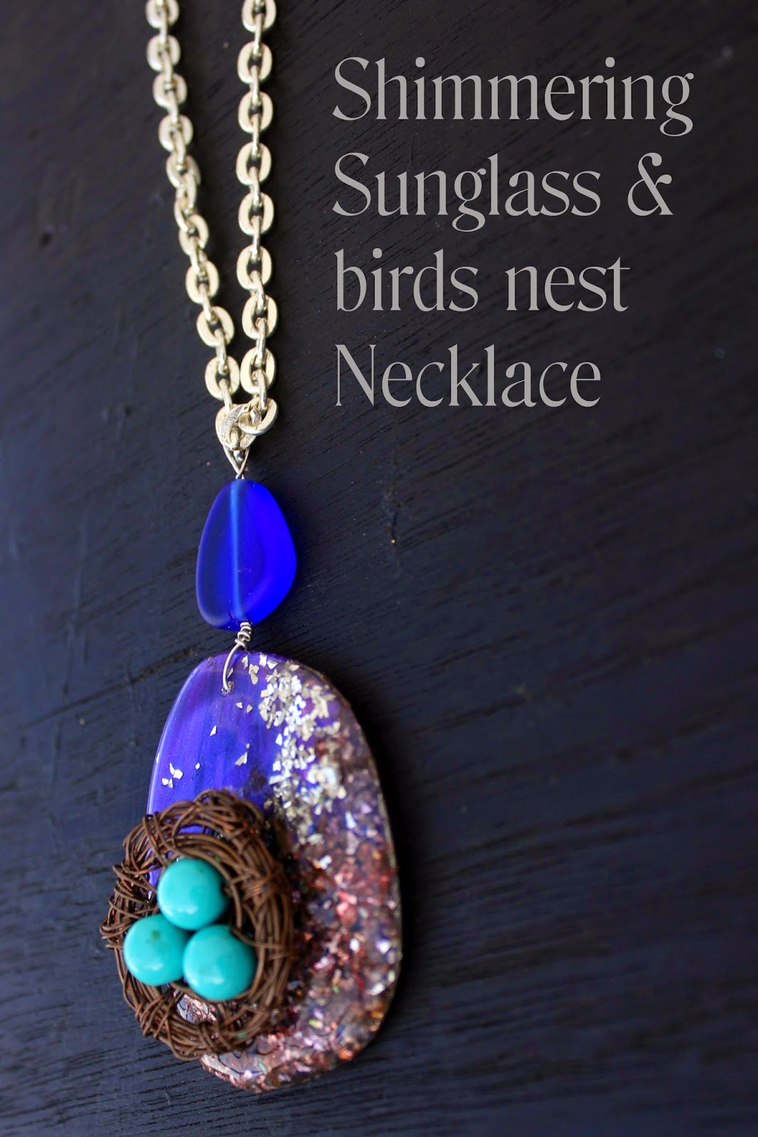 http://www.craftpaperscissors.com/how-to-make-a-bird-nest-necklace/