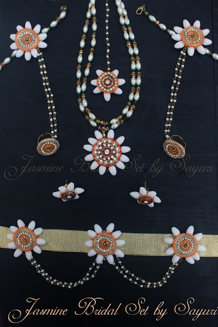 Flower jewellery for Pithi