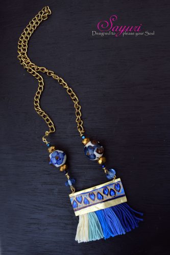 Tzittzit tassel necklace