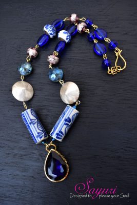 royal blue necklace