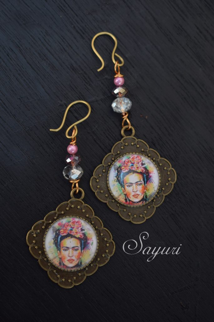 Frida kahlo earrings hook
