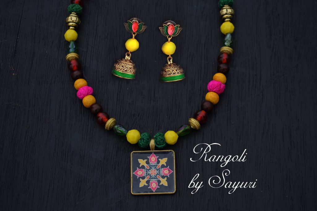Pongal and Sankranti Rangoli Jewellery