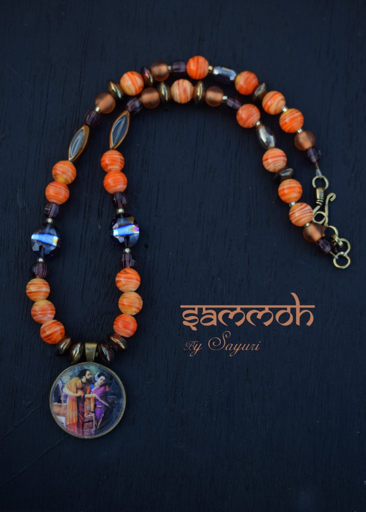 Arjuna Subhadra mahabharata necklace