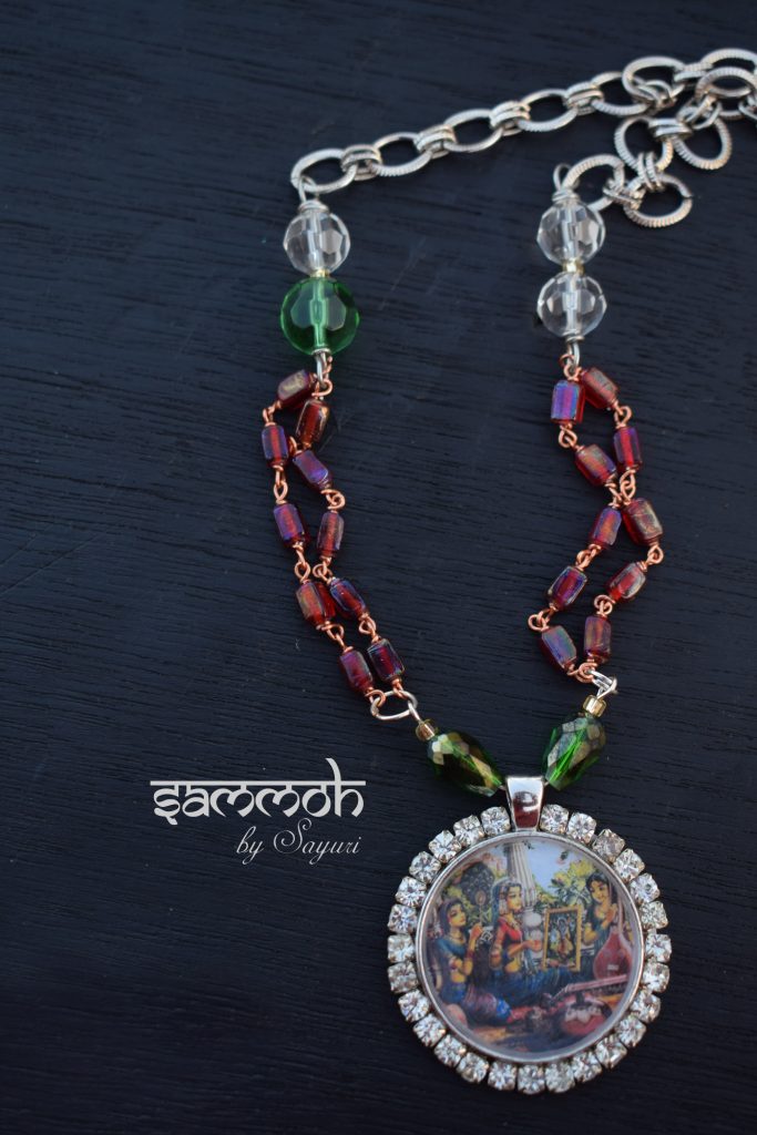 Purva Raga Radha pendant - Moods of Radha as jewelry