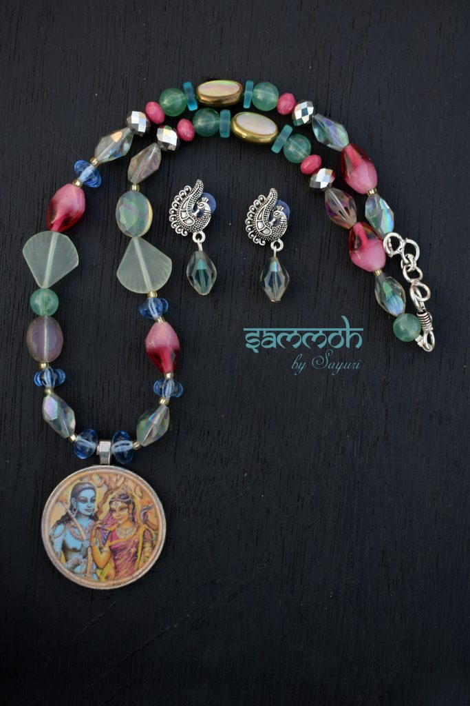 ram sita necklace necklace from Sammoh beaded jewelry