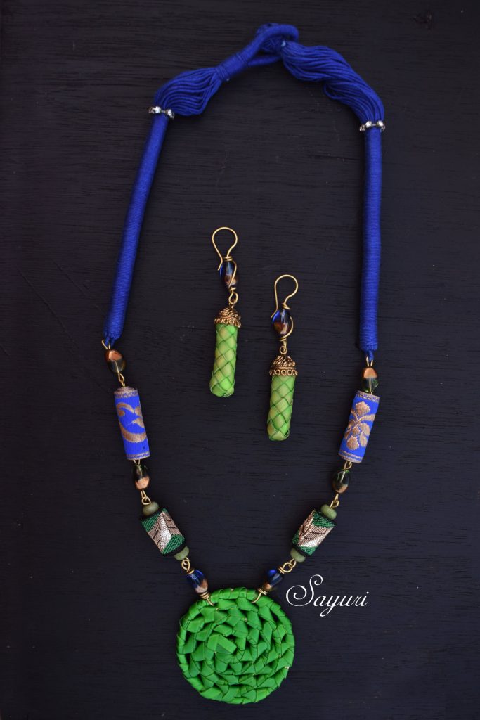 green palm leaf jewelry