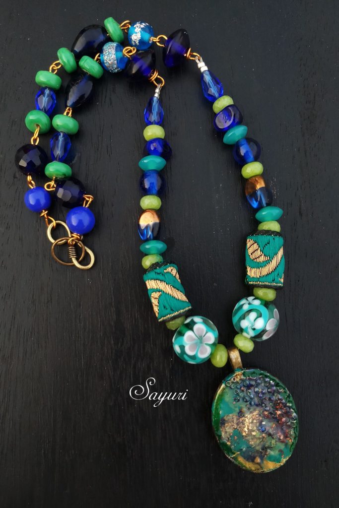 Vibhuthi nature inspired necklace by Sayuri