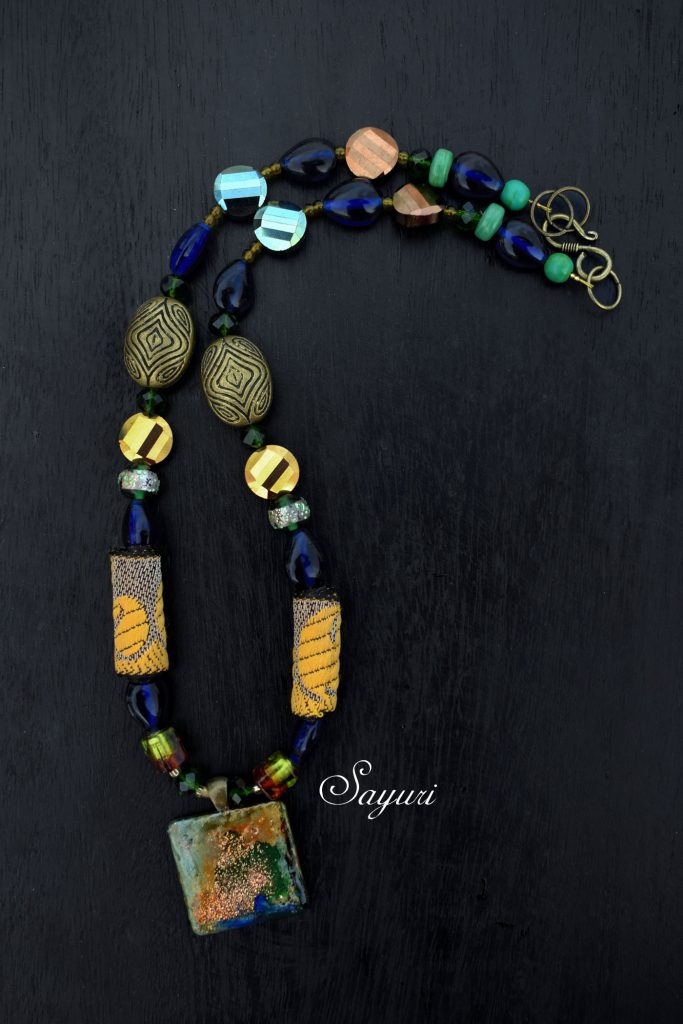 Vasudha nature inspired necklace by Sayuri