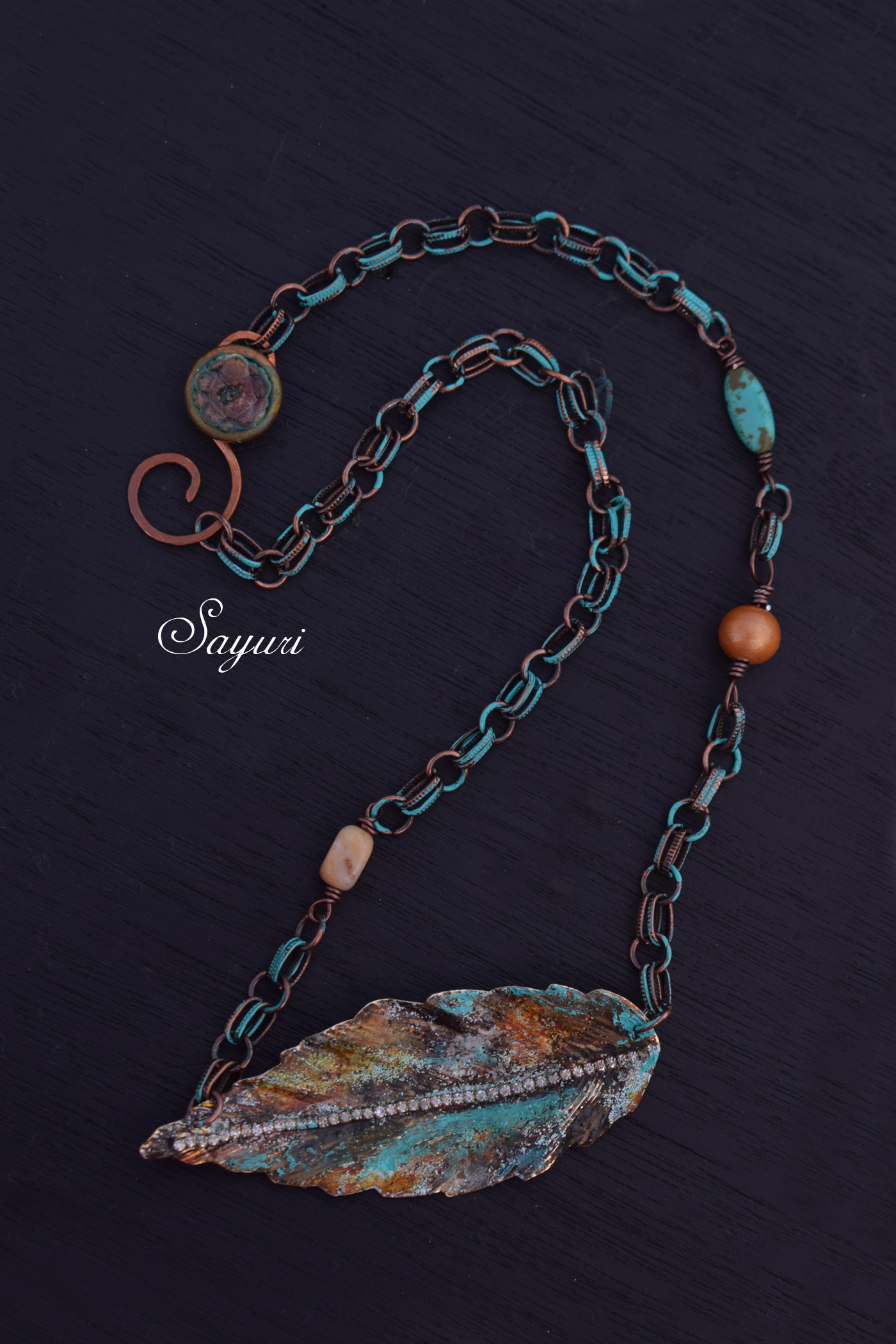 Cyanotype Jewellery tutorial - Sayuri