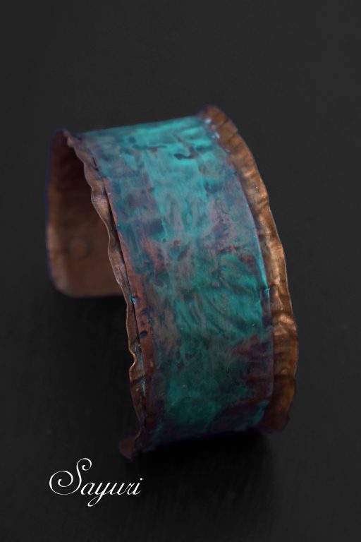 verdigris copper cuff