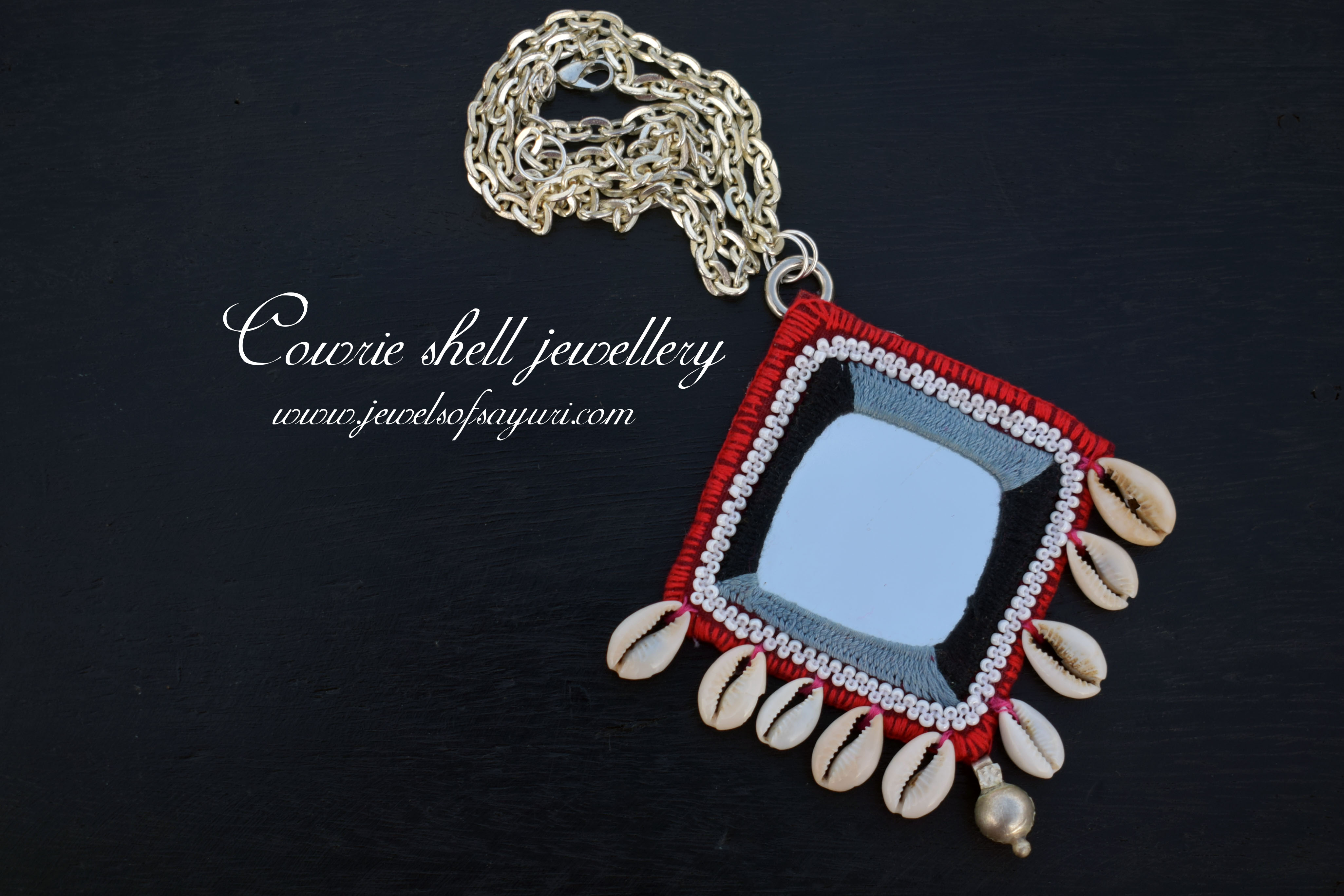 Cowrie shell jewellery