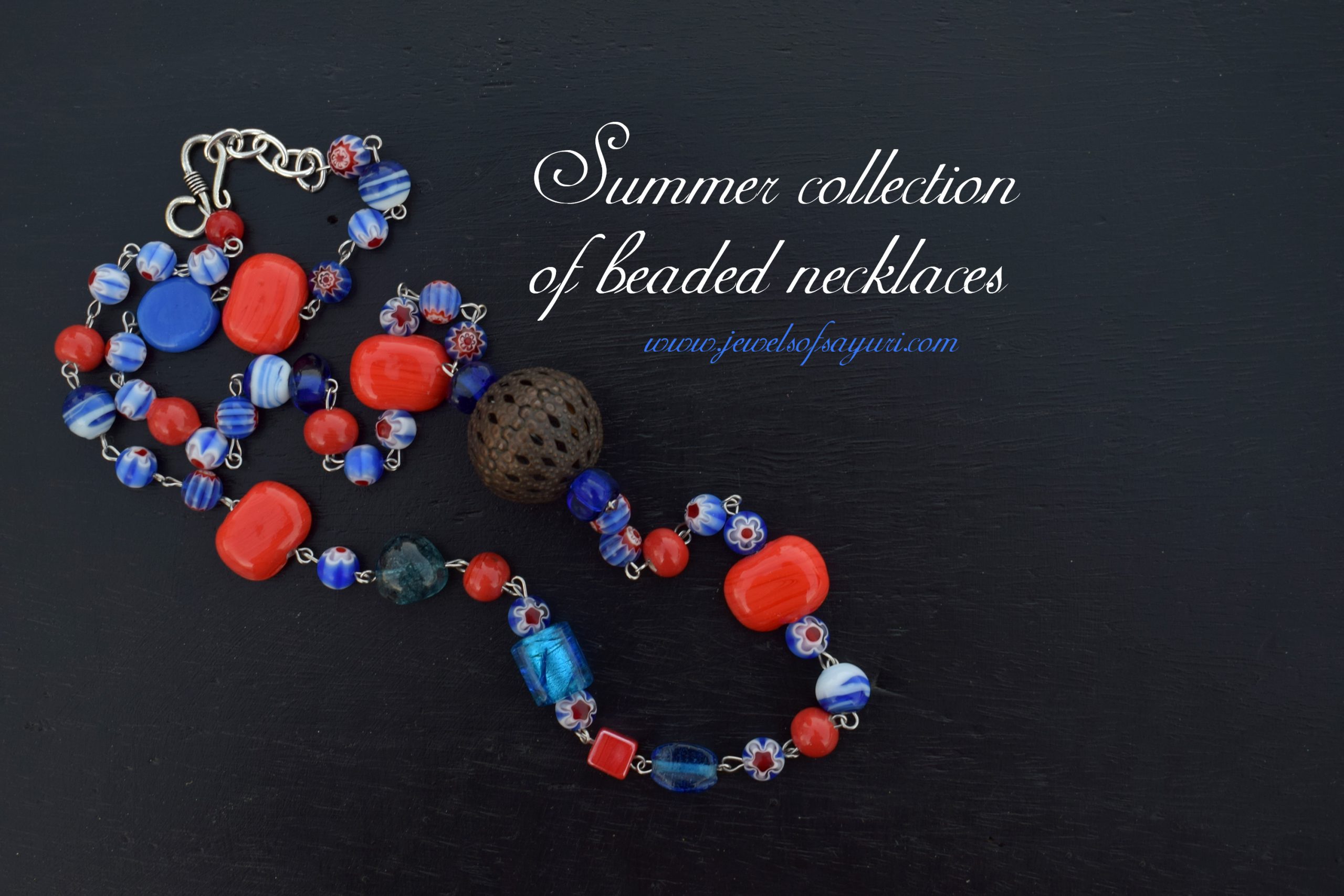 Summer Collection of beaded necklaces 2020