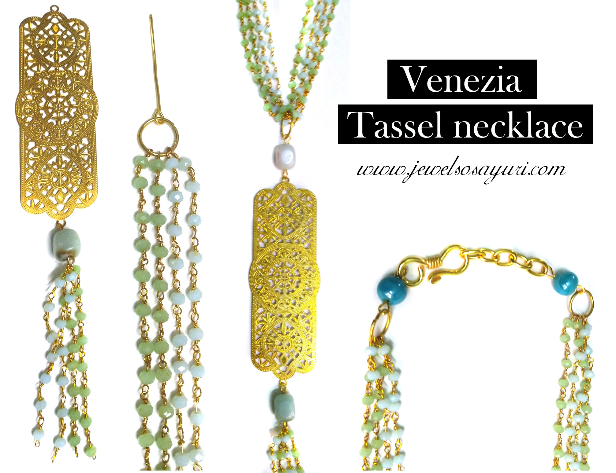 DIY Venezia tassel necklace