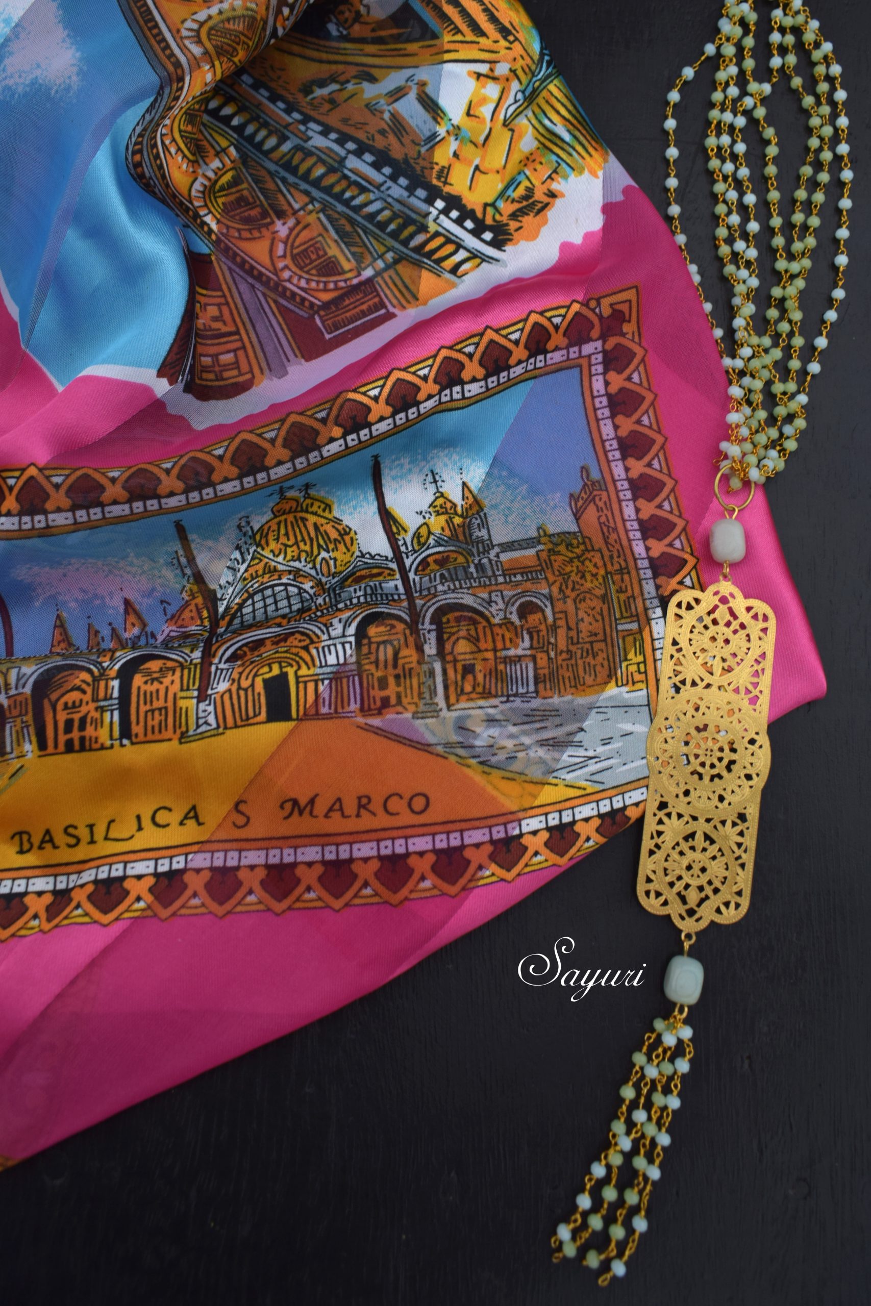 venezia tassel necklace