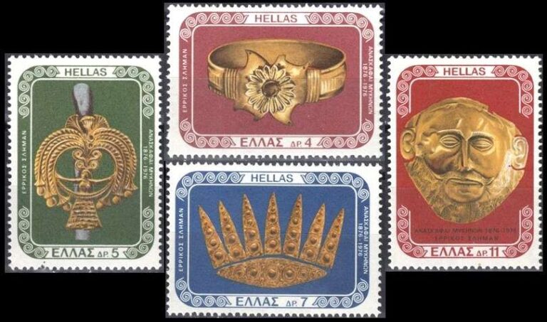 greece gold stamp