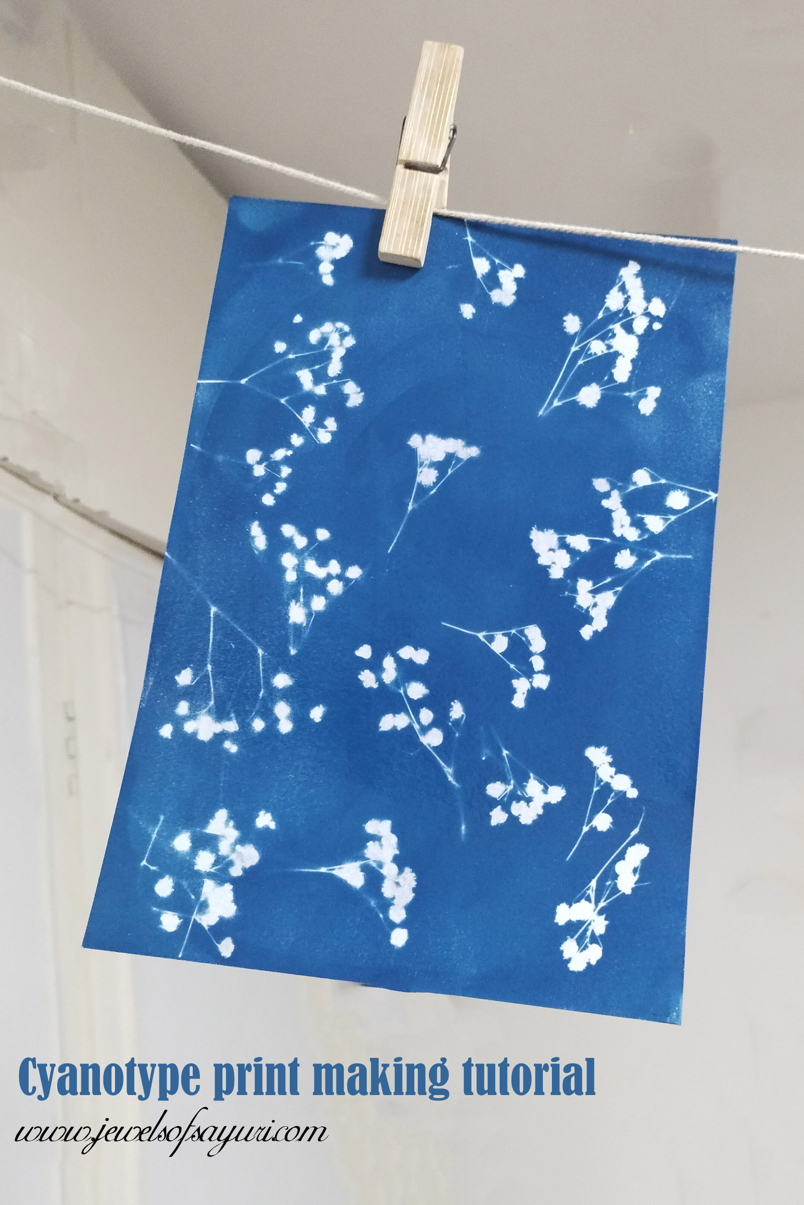 Cyanotype print making tutorial