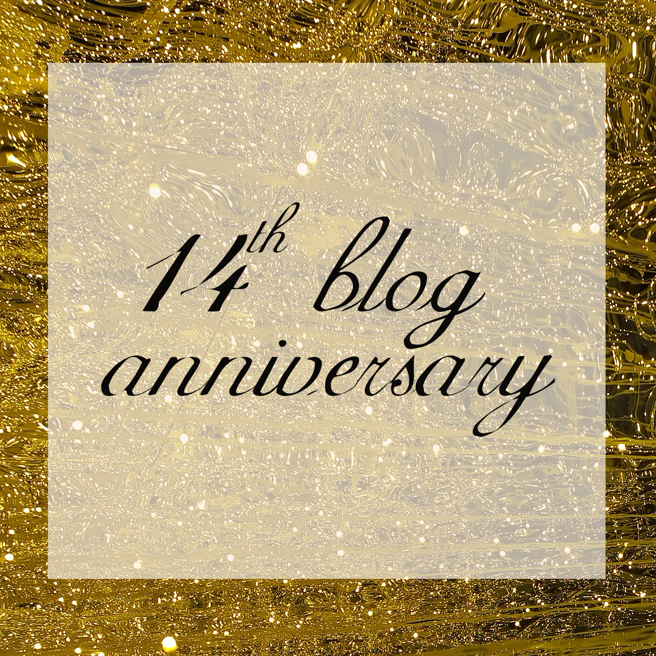 14th Blog anniversary and Ivory
