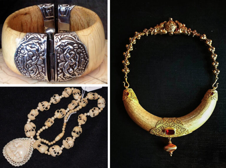 Antique Indian Ivory jewellery