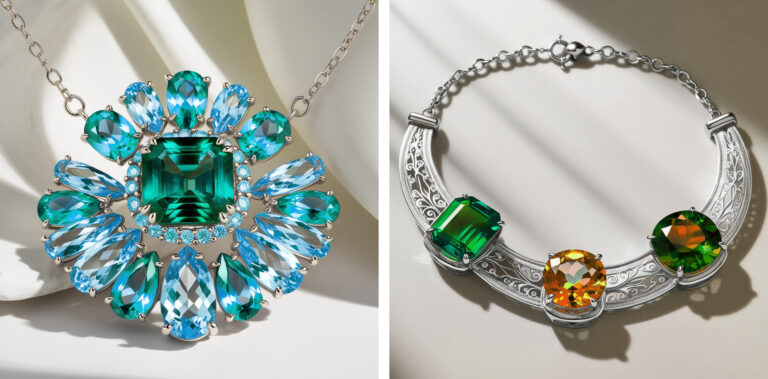 5 Jewellery Trends For 2025 gemstone necklaces