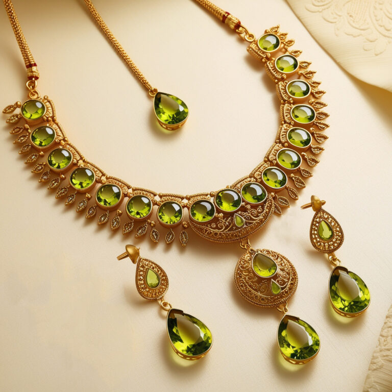 Peridot: The August Birthstone in indian jewellery