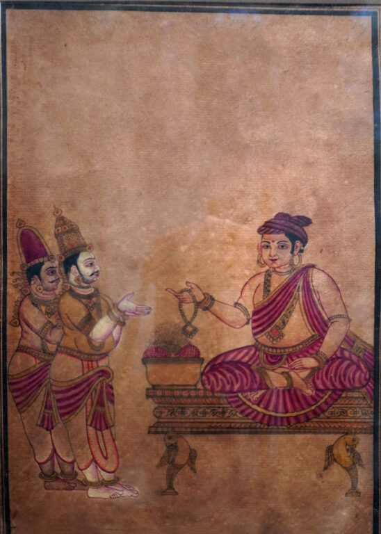 Lord Shiva selling Navaratna gemstones