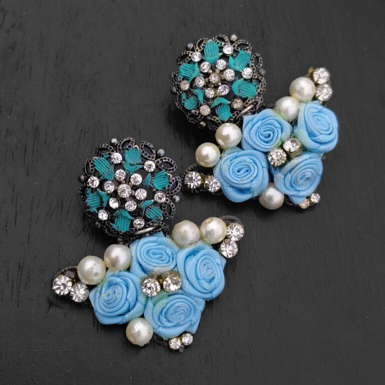 Ribbon rose jewellery tutorial
