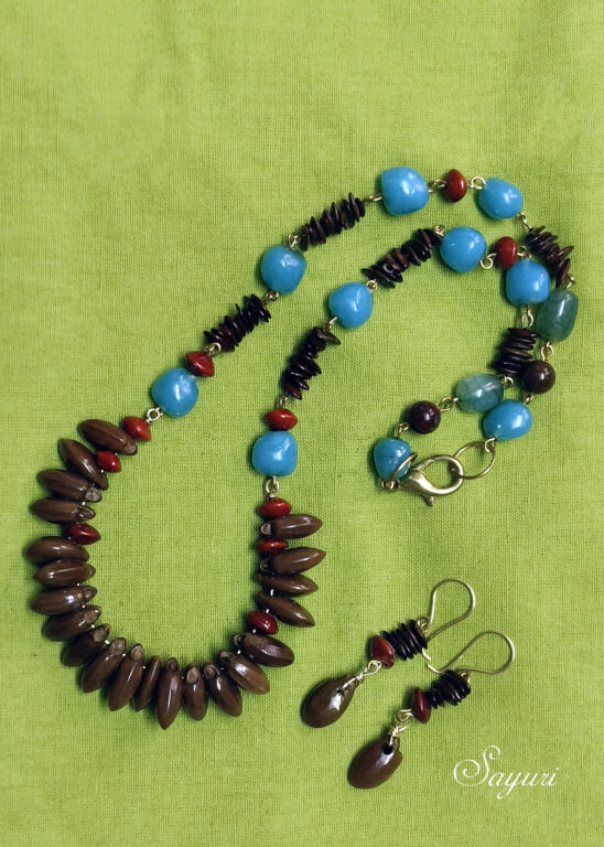 natural seed necklace