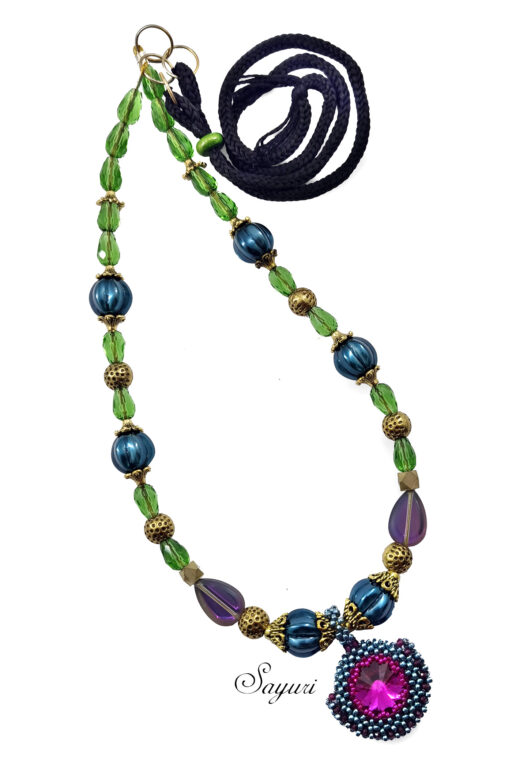 Jewellery gifts teal and green necklace