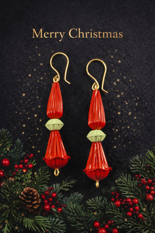 christmas earrings