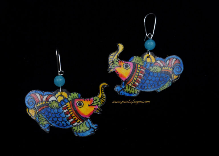 mythical makara jewellery leather - Tholu Bommalata style