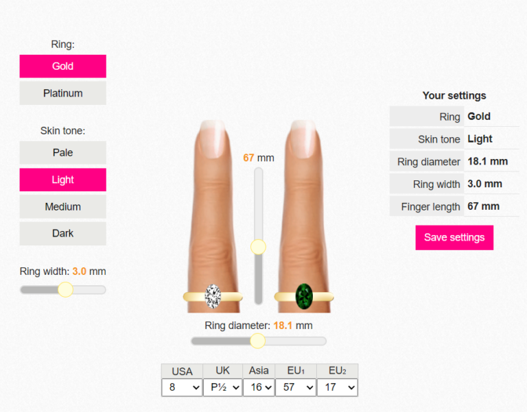 compare gemstones for rings