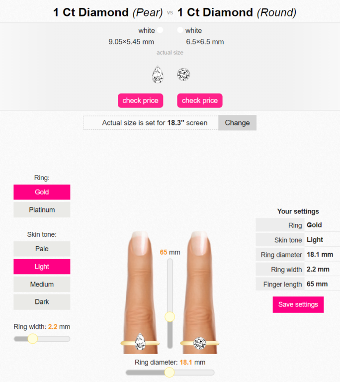 compare gemstones for rings